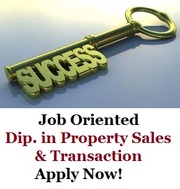 Job oriented Diploma in Real Estate sales & Transaction