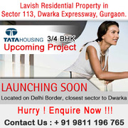 Tata New Upcoming Project Sector 113 Gurgaon Dwarka Expressway +91 981