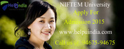 NIFTEM University Admission 2015