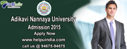 Adikavi Nannaya University Admission 2015