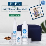 Shop Above 599 - Get Mini 3 Steps Daily Skincare Essentials - The Moms