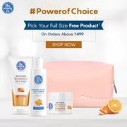 #Powerofchoice: Pick Free Product on orders above Rs. 499