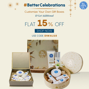 Diwali Celebrations: Get upto 40% off on Combos & Gift boxes.