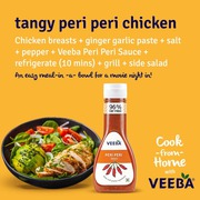 Experience the heat and tang of the peri peri sauce