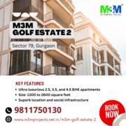 Book your Home in M3M Golf Estate 2 Sector 79,  Gurgaon