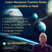 Learn Navamsa Transits Rules Applicable to Nadi with Vijay Chawla Ji