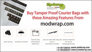 Tamper-Proof Compostable Courier Bags for Sale